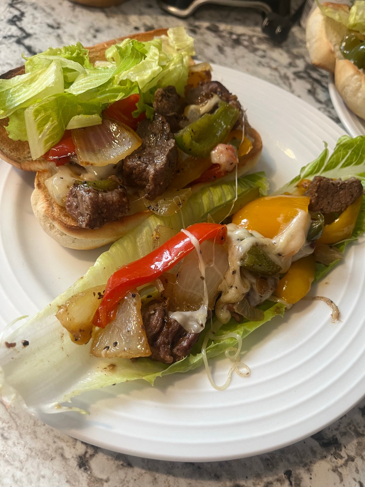 1 pan steak and pepper&nbsp;melts